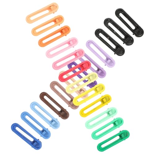 OATIPHO 24 Stück Teiliges Haarklammer für Mädchen Bunte Ovale Haarspangen in Pastellfarben Leicht Langlebig Vielseitig für Alltag Partys Weihnachten Halloween und DIY Frisuren von OATIPHO