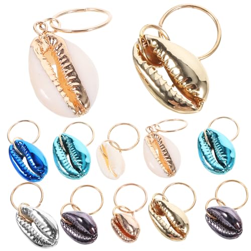 OATIPHO 24 Stück Teiliges Haarschmuck für Braid Shell Pendants und Dreadlock Charms Vielseitige Haaraccessoires für Zöpfe und Dreadlocks für Festlichkeiten und von OATIPHO