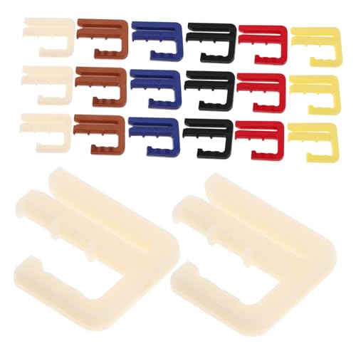 OATIPHO 24 Stück Teiliges Taillenknopf- Verstellbare Hosenschnalle für Jeans Röcke Hosen Abnehmbare Nagelfreie Taillen-clip-adapter für Bequeme Größenanpassung und Festen Halt bei Lockerer von OATIPHO