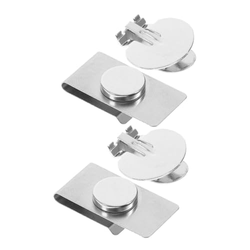OATIPHO 2 Paar Magnetische Krawattenhalter Unsichtbare Krawattenklammern für Krawattenmanagement Antifalten und Antiflattern Magnetische Clips für Herrenaccessoires von OATIPHO
