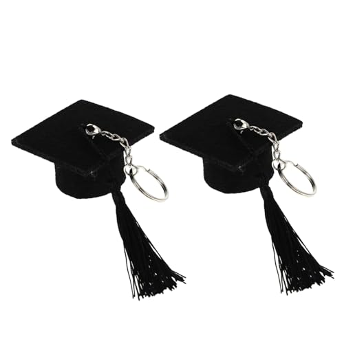 OATIPHO 2 X Schlüsselanhänger Mit Doktorhut Niedliche Schlüsselanhänger- Für Abschlussdekoration Handtaschen-hängezubehör Rucksack- Schlüssel-hängedekorationen von OATIPHO