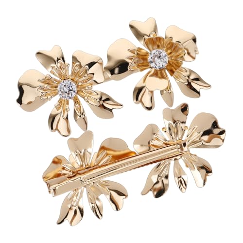 OATIPHO 2stücke Blumen-haarspangen Aus Dekorative Haarklammern Im Blumenstil Zarte Damen-haarschmuck Für Verschiedene Anlässe von OATIPHO