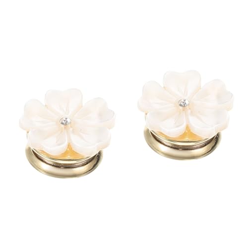 OATIPHO 2St Magnetische Brosche Anstecknadel für Schals Blumenbrosche elegant abstecknadeln Retro- magnetische Anziehungskraft Anti- -Schnalle schmücken von OATIPHO