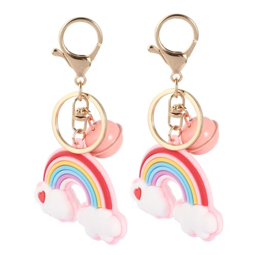 OATIPHO 2stücke Bunte Schlüsselanhänger Auto Und Handtaschen-Dekoration Perfektes Für Geburtstage Und Feiertage von OATIPHO