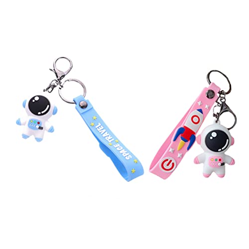 OATIPHO 2stücke Cartoon Astronaut Schlüsselanhänger Kreative Spaceman Für Taschen Und Rucksäcke Für Zu Geburtstagen Und Feiertagen von OATIPHO