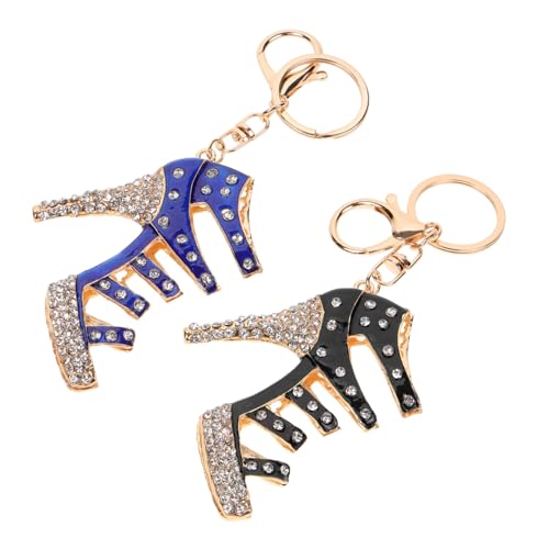 OATIPHO Strass Schuh Schlüsselanhänger High Heel Schlüsselanhänger Metall Dekorative Schlüsselanhänger von OATIPHO