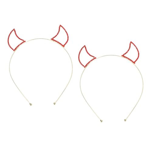 OATIPHO Halloween Prop Stirnband Teufel Horn Stirnband Strass Cosplay Und Party Zubehör von OATIPHO