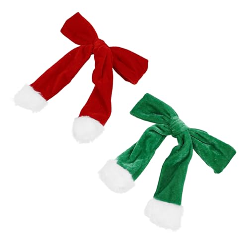 OATIPHO 2stücke Damen Haarklammer Festliche Grüne Haarspangen Für Weihnachten Rutschfeste Haarclips Für Stilvolle Frisuren Für Feiertagsfeiern Und Anlässe von OATIPHO