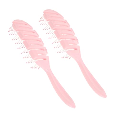 OATIPHO 2stücke Anti-statik Kammset Für Damen Gebogene Belüftete Haarbürsten Für Trockenes Und Nasses Haar Sanfte Kopfhautmassage Und Effektive Entwirrung von OATIPHO