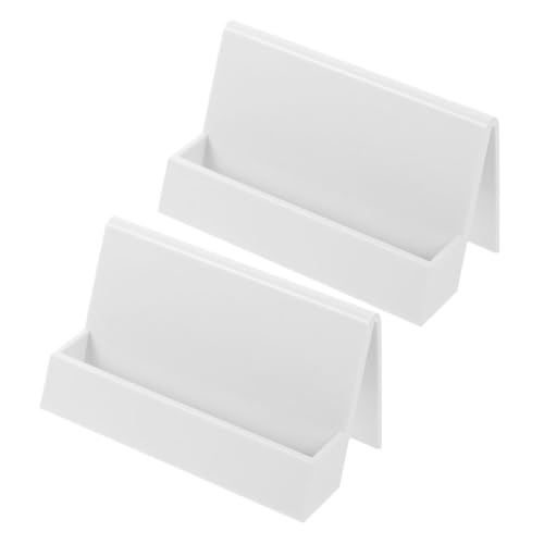OATIPHO 2pcs -kartenanzeige Organisator Rack Visitenkarten Standhalter Für Ausstellungsarbeitspace Office Organizieren Sie Die Verwendung von OATIPHO