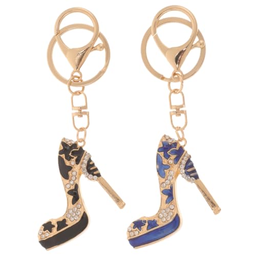 OATIPHO 2stücke High Heel Schuh Schlüsselanhänger Mit Strass Dekorativer Schlüsselring Für Handtaschen Und Farblich Abgestimmt von OATIPHO