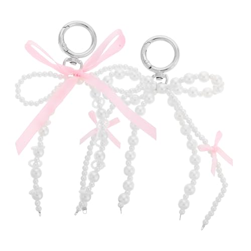 OATIPHO 2 Stücke Bowknot Schlüsselanhänger Simulation Schlüssel Fashionforward Frauen Niedlichen Charme von OATIPHO