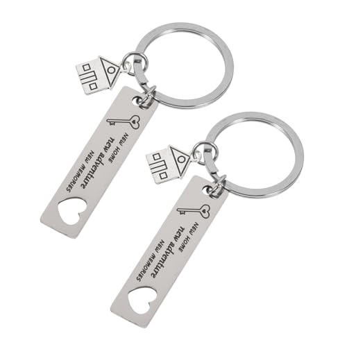 OATIPHO 2stücke Schlüsselanhänger Als Zum Einzug Neue Zuhause Schlüsselanhänger- Aus Robustem Einweihungsanhänger Für Taschendekoration Und Schlüsselkette von OATIPHO