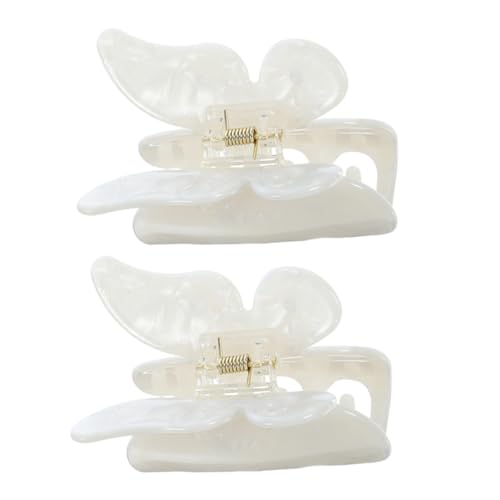 OATIPHO 2stücke Haarklammer Schmetterling Acetat Kleine Haarspangen Für Frauen Vielseitige Haaraccessoires Für Dünnes Haar Sicherer Griff von OATIPHO