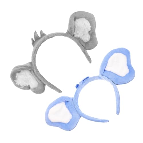 OATIPHO 2stücke Koala Haarreif Tier Stirnband Dekorativ Cosplay Stirnband Haarband Gesichtswasch Koala Make-up Lustige Stirnbänder Kopfschmuck Accessoire von OATIPHO