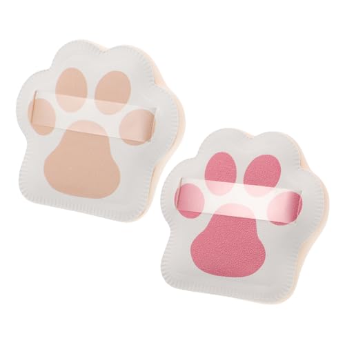 OATIPHO 2stücke Kosmetik Puderquaste Make-up Kissen Puff Pad Für Gesichtsbasis Verblenden Mit Glatter Textur Für Trockene Und Feuchte Anwendung von OATIPHO