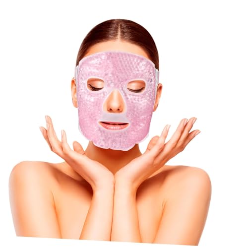 OATIPHO 2stücke Kühlende Augenmaske Kompressenmaske Wiederverwendbar Eisperlen-therapiemaske Für Frauen Kalte Augenmaske Hautpflege-gesichtsmaske Kühlende Gesichtsmaske von OATIPHO