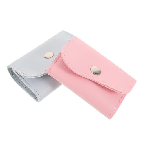 OATIPHO 2stücke Nagelwerkzeug-organizer Mit Bohrern Aufbewahrungskoffer Für Maniküre-zubehör Mit Druckknopf Tragbar Für Nagelstudios Und Reisen Aus Robustem Material von OATIPHO