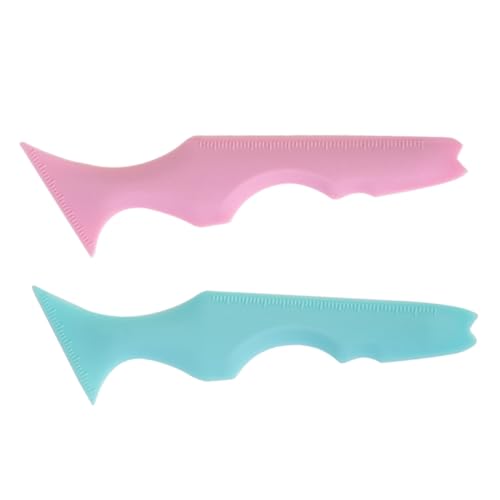 OATIPHO 2stücke Silikon Augenbrauenschablonen Für Anfänger Abgewinkelte Eyeliner Make-up Vorlage Eyeliner Schablone Wiederverwendbar Tragbar von OATIPHO