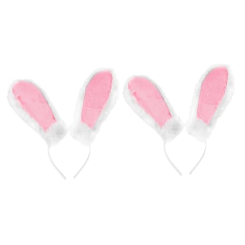 OATIPHO 2stücke Stirnband Mit Hasenohren Für Junge Mädchen Und Erwachsene Kaninchenohr Haarband Für Mottoparty Cosplay Zubehör Hase Ohren Haarreifen Geeignet Für Halloween Und von OATIPHO