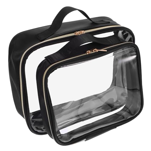 OATIPHO 2stücke Transparente Kosmetiktasche Tragbar Reise Make-up Tasche Kleine Tasche Für Handtasche Kosmetikbeutel Mit Reißverschluss Kleine Kulturtasche Reisetaschen-Organizer von OATIPHO