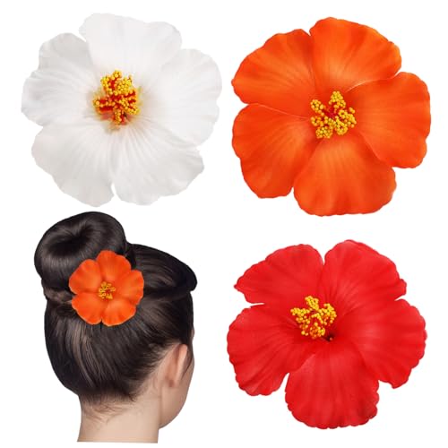 OATIPHO 3 Stück Haarspangen Hawaiianische Haarklammern für Damen und Haaraccessoires für Hochzeiten und Festliche Anlässe Einfach Vielseitig Einsetzbar von OATIPHO