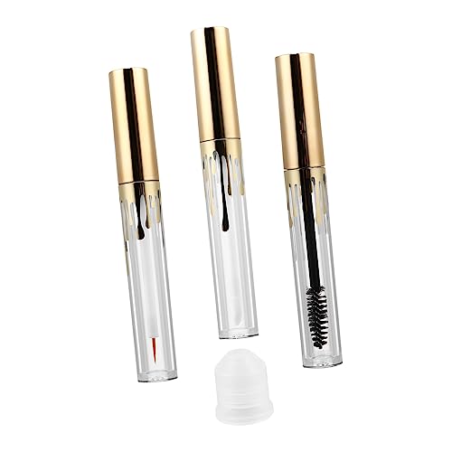 OATIPHO 3 Stück Klare Kosmetikbehälter Leere Mascara Röhrchen Eyeliner und Lipgloss Flaschen für DIY Lippenpflege und Kosmetische Anwendungen von OATIPHO