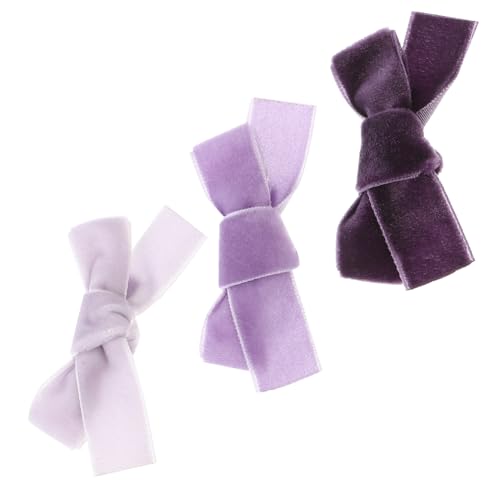 OATIPHO 3 Stück Kleine Schleife Haarspangen für Mädchen Entenschnabel Haarspangen Niedliche Haarschmuck Clips für Partys und Tägliches Tragen Sicher und Langlebig von OATIPHO