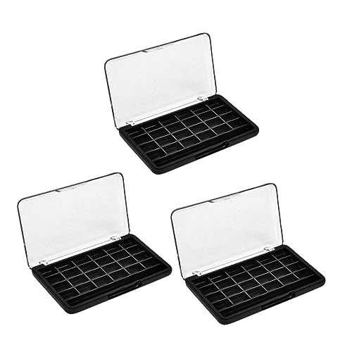 OATIPHO 3 Stück Lidschatten Palette Diy Lippenstift Behälter Make Up Aufbewahrungsplatte für Lidschatten Lippenstift und Puder Kompakt und Leicht für Reisen und Projekte von OATIPHO