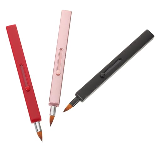 OATIPHO 3 Stück Lippenpinsel mit Schutzkappe Retractable Lippenstiftpinsel aus Weichem Nylon Doppelseitiger Tragbarer Make Up Pinsel für Frauen für Zuhause Büro und Reisen OATIPHO 3 Stück Lippenpinsel mit Schutzkappe Retractable Lippenstiftpinsel aus Weichem Nylon Doppelseitiger Tragbarer Make Up Pinsel für Frauen für Zuhause Büro und Reisen von OATIPHO