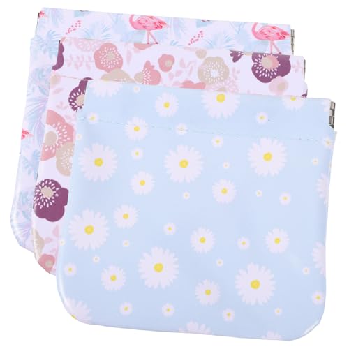 OATIPHO 3 Stück Mini Kosmetiktaschen Aufbewahrungstaschen für Make Up Münzen und Kleine Gegenstände Kompakte Stylische Organizer für Teenager für Reisen von OATIPHO