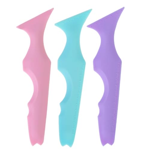 OATIPHO 3 Stück Schönheitshilfe Mascara-Zeichenhilfen Liner Braue Schablonen machen Mascara- -Tool Mascara- aus Silikon Augen Make -up -Werkzeug Schönheit aus Silikon von OATIPHO