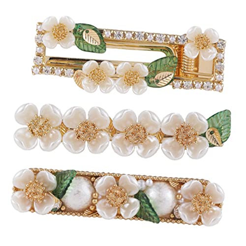 OATIPHO 3 Stück Teiliges Haarschmuck mit Blumen Haarspangen aus Kreative Haarklammern für Mädchen Süße und Stilvolle Frisur Accessoires von OATIPHO
