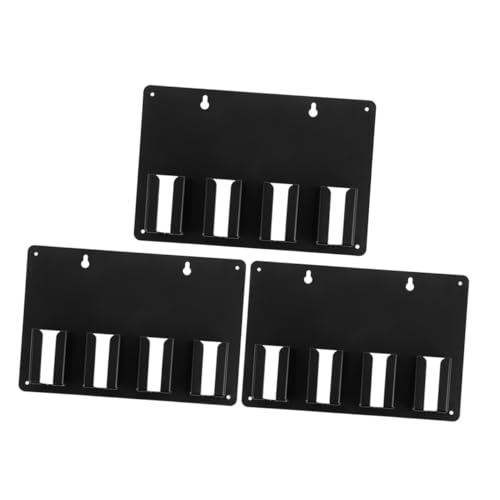 OATIPHO 3 Stück Teiliges Haarschneider Ständer Schwarzer Barber Shop Tool Organizer mit Rutschfestem Halter Langlebiges Friseurzubehör für Salon und Barbershop Werkzeugschutz und Einfache von OATIPHO