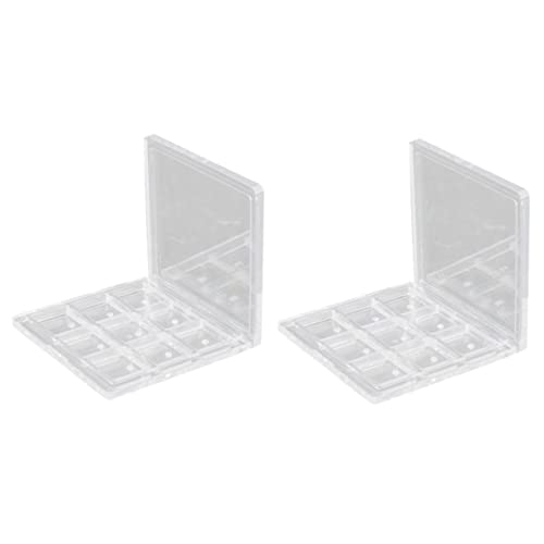 OATIPHO 3 Stück Teiliges Transparentes Lidschatten Organizer Leere Kosmetikbehälter für DIY Make Up Tragbare Aufbewahrungsbox für Lippenstift für Reisen und Täglichen Gebrauch von OATIPHO