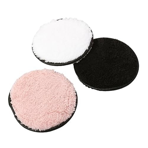 OATIPHO 3 Stück Waschbare Abschminkpads aus Mikrofaser Umweltfreundliche Gesichtsreinigungstücher für Sanfte Makeup Entfernung Zufällige Farben Doppelseitiges Design Leicht von OATIPHO