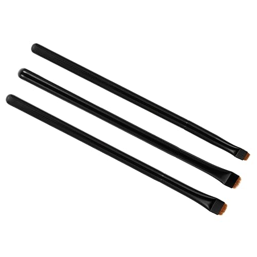 OATIPHO 3 Stücke Teiliges Augen Makeup Pinselset mit Holzgriff Präzise Eyeliner und Lidschattenpinsel für Professionelle und Alltägliche Anwendung für Augenpartie von OATIPHO