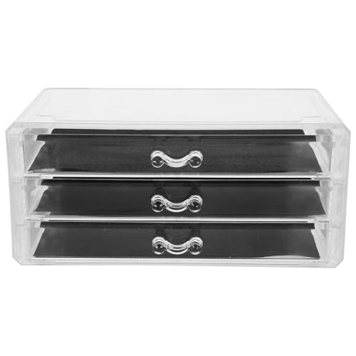 OATIPHO 3-stufige Acryl-make-up-aufbewahrungsbox Nail Art Organizer Case Für Dekorschmuck von OATIPHO