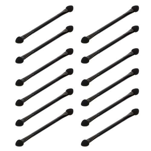 OATIPHO 30 Stück Doppelseitige Schwamm Lidschatten für Augen Make Up Hautfreundliche Applikatoren Leicht und Tragbar für Mädchen und Professionelles Make Up Tool von OATIPHO
