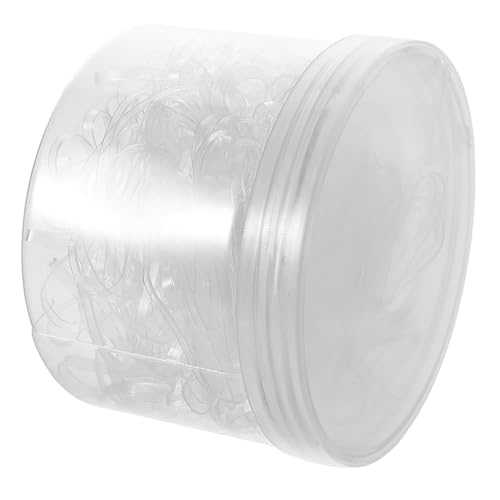 OATIPHO 300stücke Transparente Elastische Haarbänder Mit Box Weiche Mini-pferdeschwanzgummis Rutschfeste Kleine Haar-accessoires Für Frauen Junge Mädchen Und Mädchen von OATIPHO