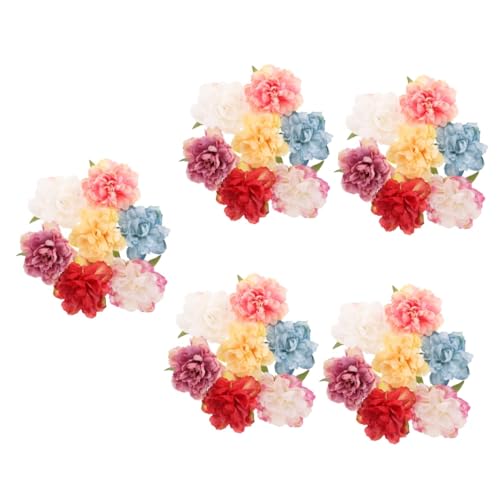 OATIPHO 35 Stk Pfingstrosenblüten-Haarnadel Haarspangen Strand-Haarspangen Haarnadel Haarschmuck Klammer Haarspange kleine Haarspange Chemiefaser aus Polyester von OATIPHO