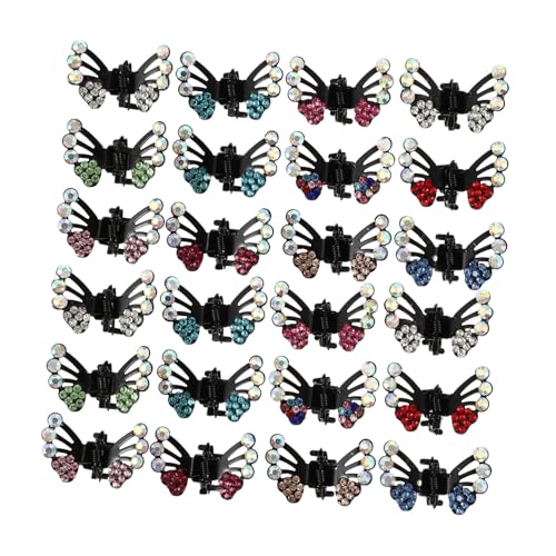 OATIPHO 36stücke Kleine Haarklammern Junge Mädchen -haarklammern Damen-kopfschmuck Kleine Klaue Haar Clips Zarte Haar Verschluss Clips Strass Klaue von OATIPHO