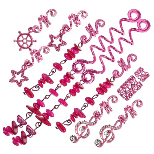 OATIPHO 39stücke Zopfmanschette Für Haare Haarschmuck Haarmanschette Haarschmuck Für Zöpfe Haarspangen-dekor Locs-accessoires Haarperlen Für Zöpfe Perlen Für Zopfclips Für von OATIPHO