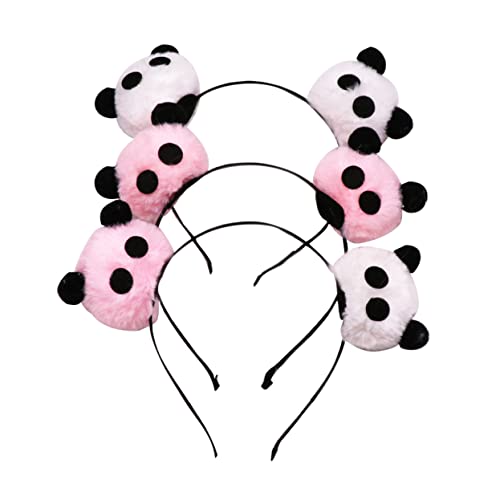 OATIPHO 3St Haarreiber haarschmuck haircharm haarsschmuck Eye-catching headbands Hair accessories hair jewellery haaraccessoires ' headbands Partyzubehör Haarzubehör Panda-Stirnbänder von OATIPHO