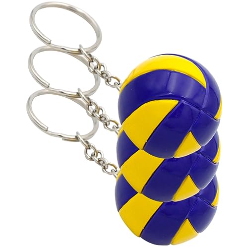 OATIPHO 3stücke Volleyball Schlüsselanhänger Handtaschen- Mit Sportlichem Design Für Sportliebhaber Für Familie Und Freunde von OATIPHO
