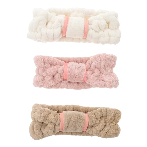 OATIPHO 3 Stück Korallenfleece Damen Haarband Elastisches Sport Stirnband Für Yoga Dusche Und Make up Atmungsaktiv Weich Mit Schleifen Design Einheitsgröße Zufällige Farbe OATIPHO 3 Stück Korallenfleece Damen Haarband Elastisches Sport Stirnband Für Yoga Dusche Und Make up Atmungsaktiv Weich Mit Schleifen Design Einheitsgröße Zufällige Farbe von OATIPHO