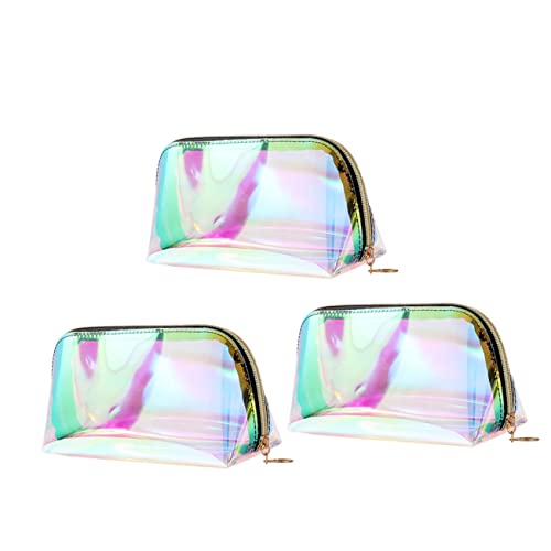 OATIPHO 3stücke Kosmetiktasche Frauen Mit Reißverschluss Reise-Kosmetiktasche Aus Hochwertigem Material Große Fassungsvermögen Für Make-up-Artikel Waschutensilien Und Haarschmuck von OATIPHO