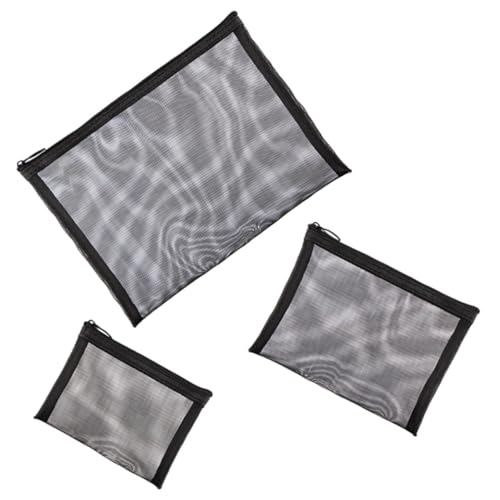 OATIPHO 3Stücke Teiliges Netz Make Up Taschen für Reisen Transparente Kosmetiktaschen mit Reißverschluss Praktische für Damen Robuste und Leicht zu Reinigende Organizer OATIPHO 3Stücke Teiliges Netz Make Up Taschen für Reisen Transparente Kosmetiktaschen mit Reißverschluss Praktische für Damen Robuste und Leicht zu Reinigende Organizer von OATIPHO