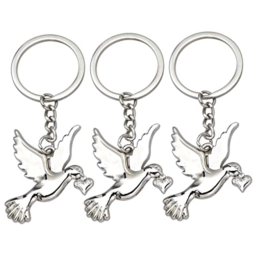 OATIPHO 3stücke Schlüsselbund in Taubenform Aus Metall Taschenanhänger Schlüsselanhänger Für Handtasche Kleiner Und Leicht Dekorativ Und Praktisch von OATIPHO