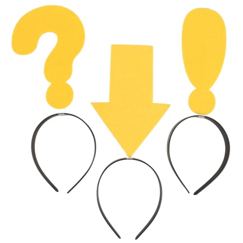 OATIPHO 3stücke Stirnbänder Neuheit Haarband Party Kopfbedeckung Cosplay Stirnband Weihnachtsparty Zubehör Haarschmuck von OATIPHO